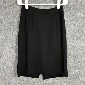 Trina Turk Skirt Womens Size 8 black Wool Blend Capsule Business Pencil